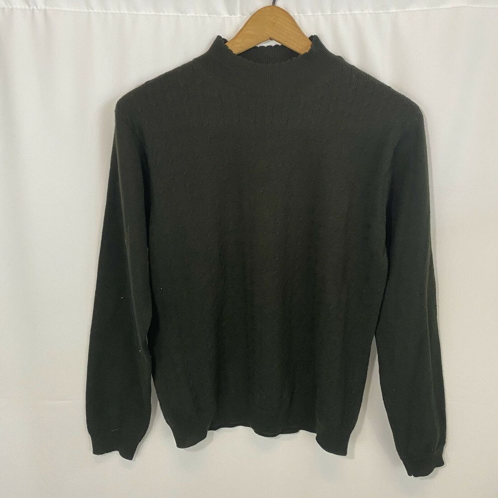 Vintage Tabi Wool Mock Neck Knit Sweater